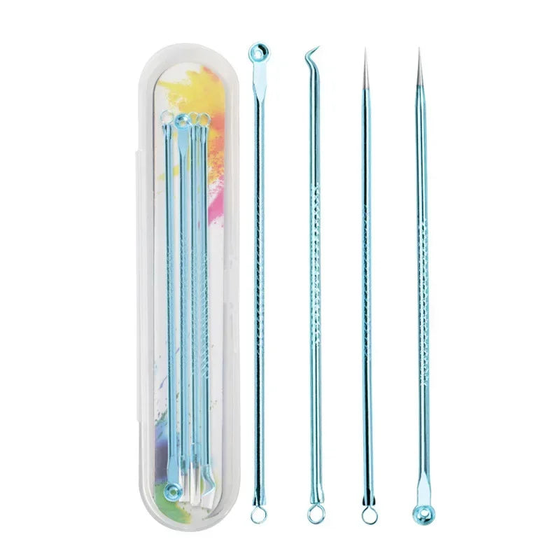 PureDerm Pro Extractor Set – Cuidados de precisão para a pele para poros limpos 