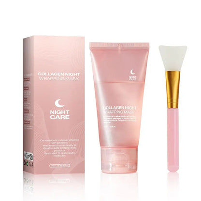 HikariGlow Collagen Renewal Mask – Overnight Hydration & Firming