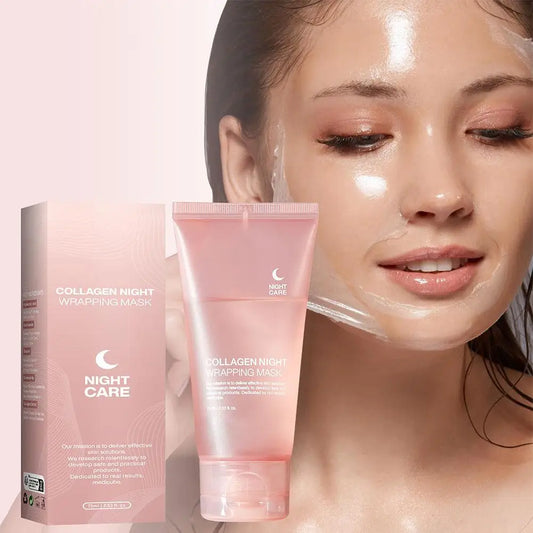 HikariGlow Collagen Renewal Mask – Overnight Hydration & Firming