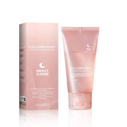 HikariGlow Collagen Renewal Mask – Overnight Hydration & Firming