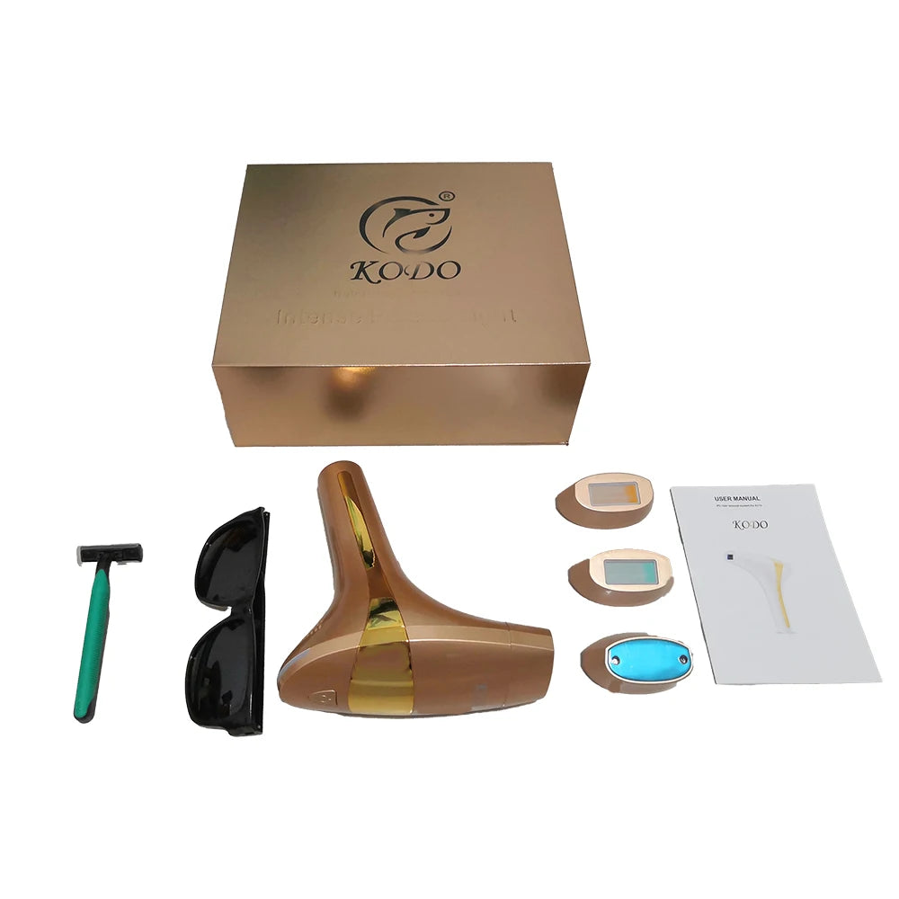 KODO IceGlow 4-in-1 IPL Laser – Painless & Permanent Hair Removal