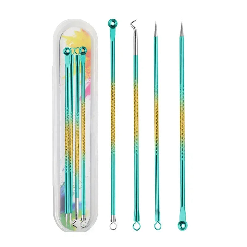 PureDerm Pro Extractor Set – Cuidados de precisão para a pele para poros limpos 